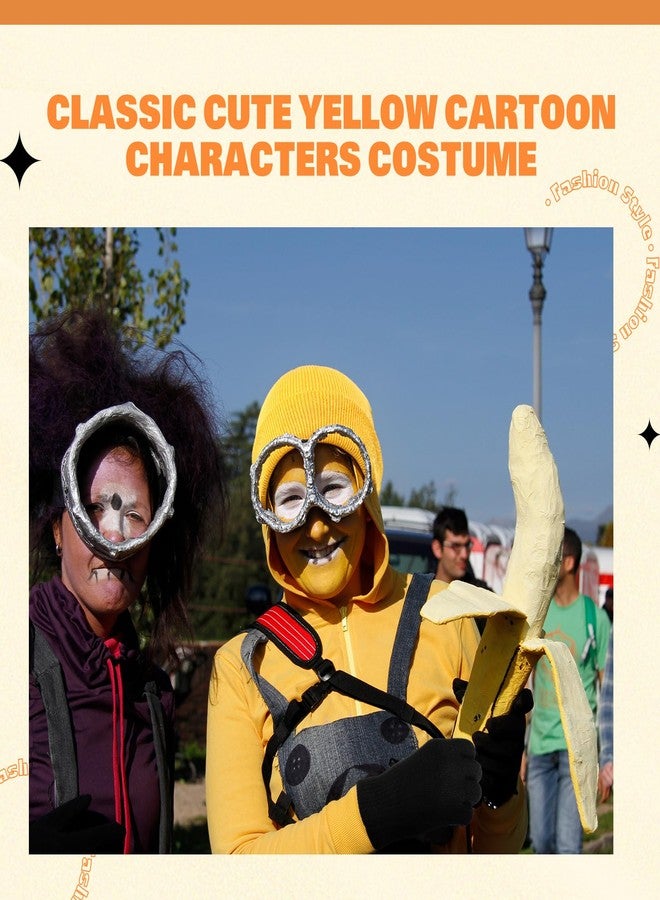 ShinyMatch Halloween Cosplay Funny Beanie Hat and Gloves Character Park Knit Hat Warm Winter Cap for Women Men - Image 3